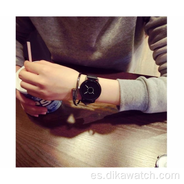 Venta caliente de AliExpress 2019 relojes para hombre con esfera redonda, reloj negro de lujo, reloj de pulsera de cuarzo informal clásico de moda informal, relojes de pulsera